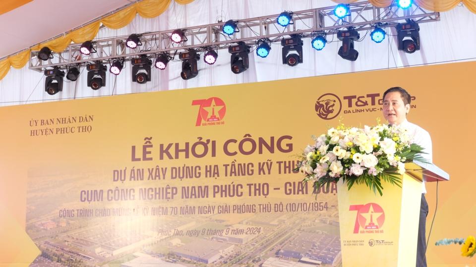 T&T Group khởi công cụm công nghiệp lớn nhất Hà Nội