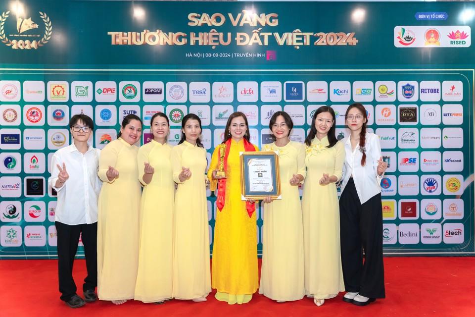 Trung tâm Ngọc Ân lọt Top 10 Sao Vàng Thương hiệu đất Việt 2024