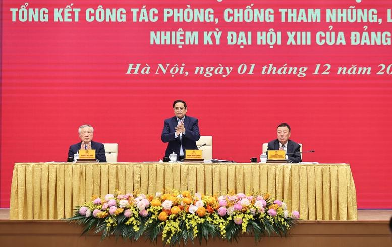 Thủ tướng chủ trì Hội nghị về tổng kết công tác phòng, chống tham nhũng, lãng phí, tiêu cực