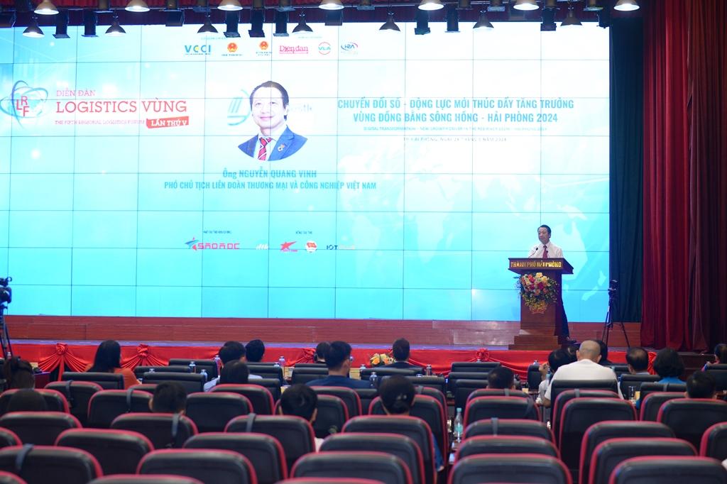 Diễn đàn Logistics Vùng lần thứ V: “Chuyển đổi số - Động lực mới thúc đẩy tăng trưởng Vùng đồng bằng sông Hồng-Hải Phòng 2024" 28/5/2024
