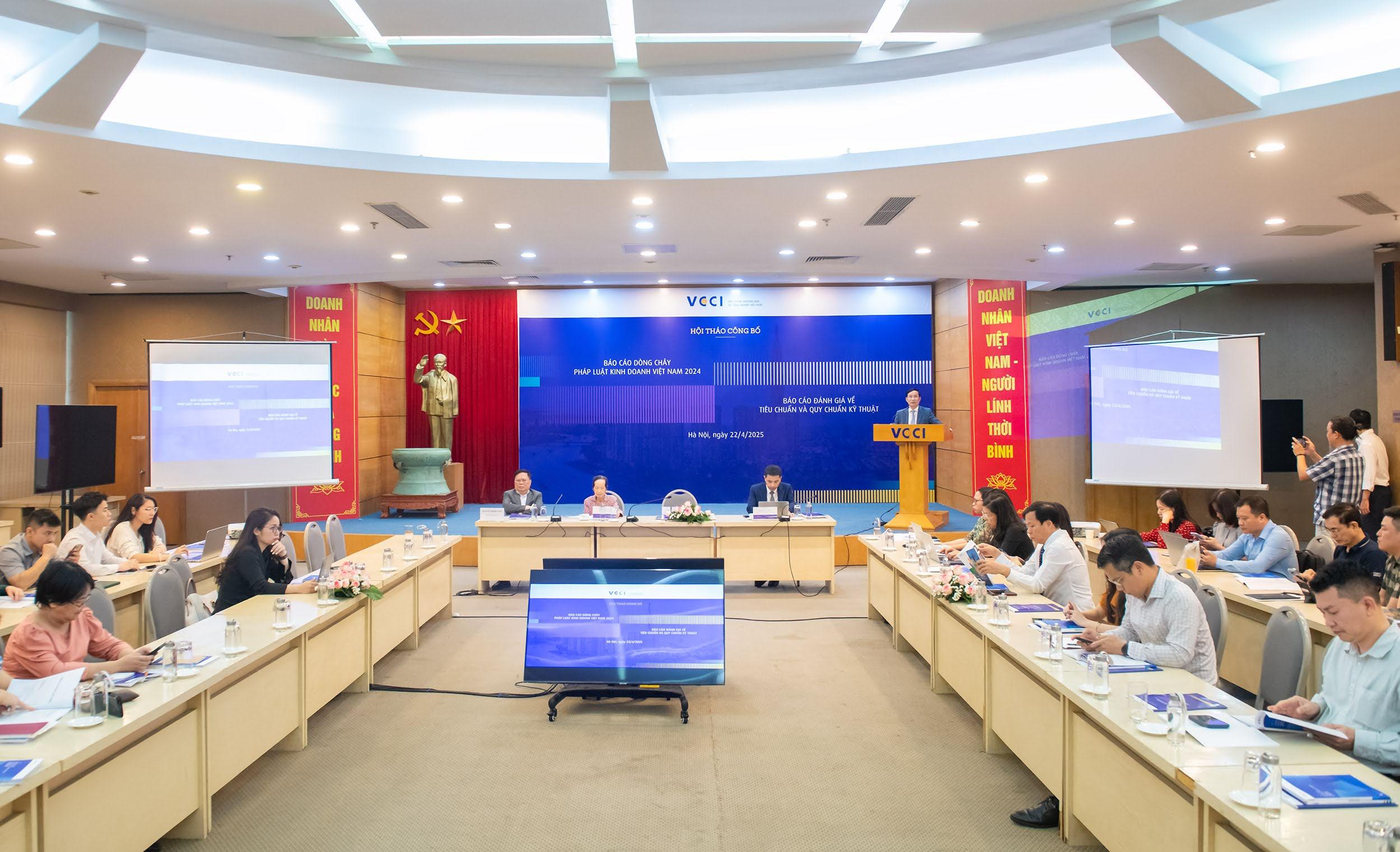 Dòng chảy pháp luật kinh doanh Việt Nam 2024 và  Báo cáo đánh giá về tiêu chuẩn và quy chuẩn kỹ thuật 22/4/2025