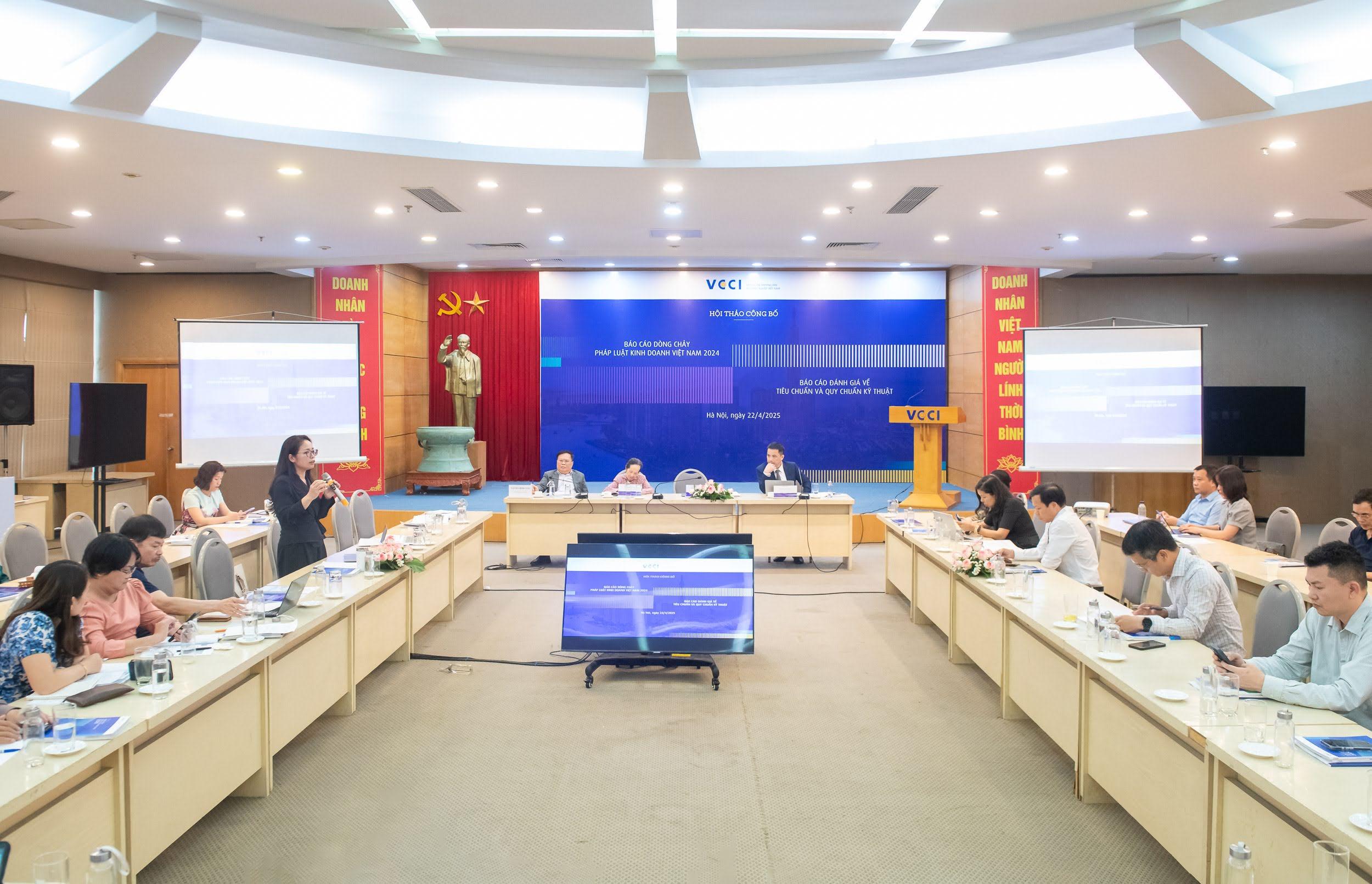 Dòng chảy pháp luật kinh doanh Việt Nam 2024 và  Báo cáo đánh giá về tiêu chuẩn và quy chuẩn kỹ thuật 22/4/2025