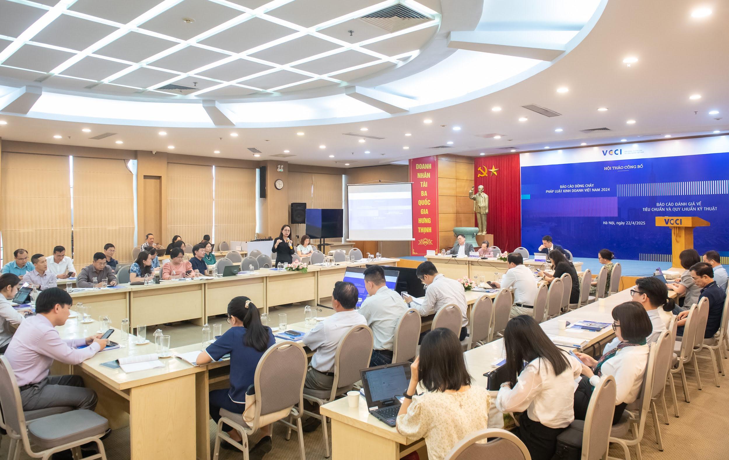 Dòng chảy pháp luật kinh doanh Việt Nam 2024 và  Báo cáo đánh giá về tiêu chuẩn và quy chuẩn kỹ thuật 22/4/2025