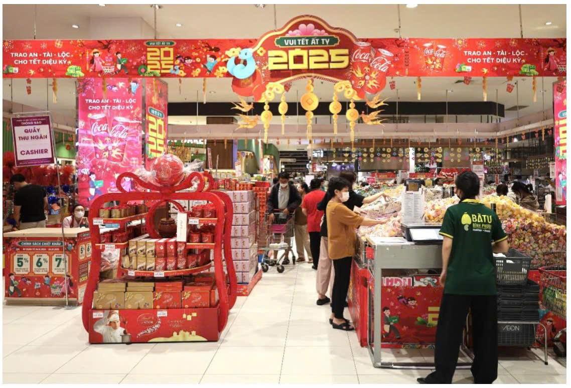 Hệ thống siêu thị AEON mở cửa phục vụ xuyên tết