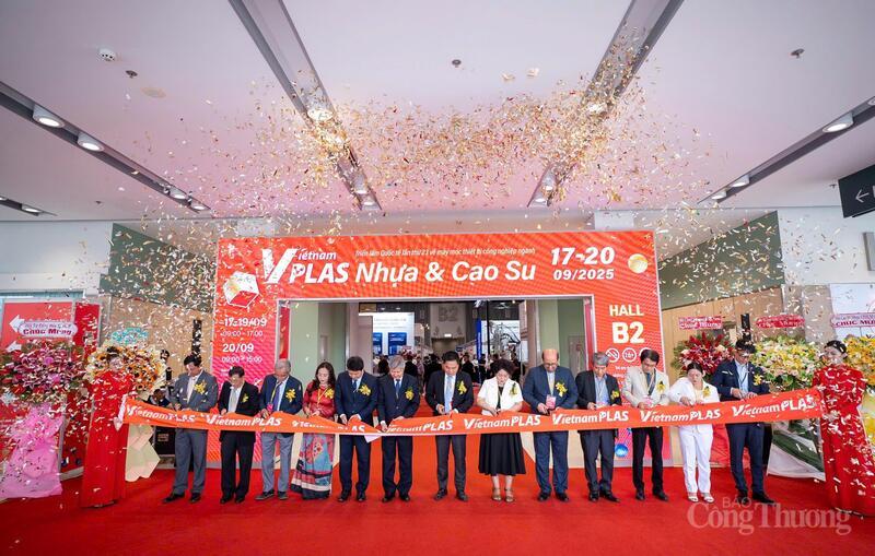 Hơn 650 doanh nghiệp ngành nhựa và cao su quy tụ tại VietnamPlas 2025