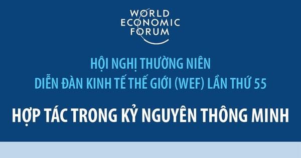 Hội nghị thường niên WEF lần thứ 55: Hợp tác trong kỷ nguyên thông minh