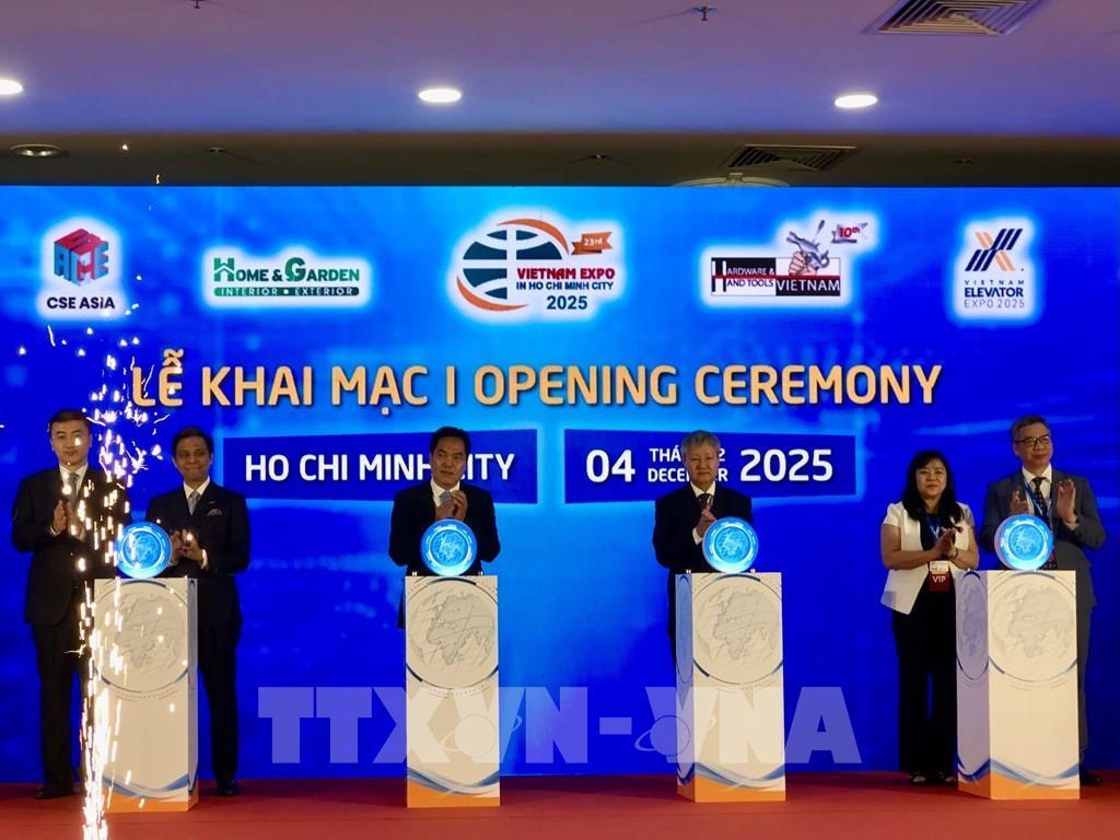 Vietnam Expo HCMC 2025 khai mạc quy tụ 800 doanh nghiệp từ 20 quốc gia