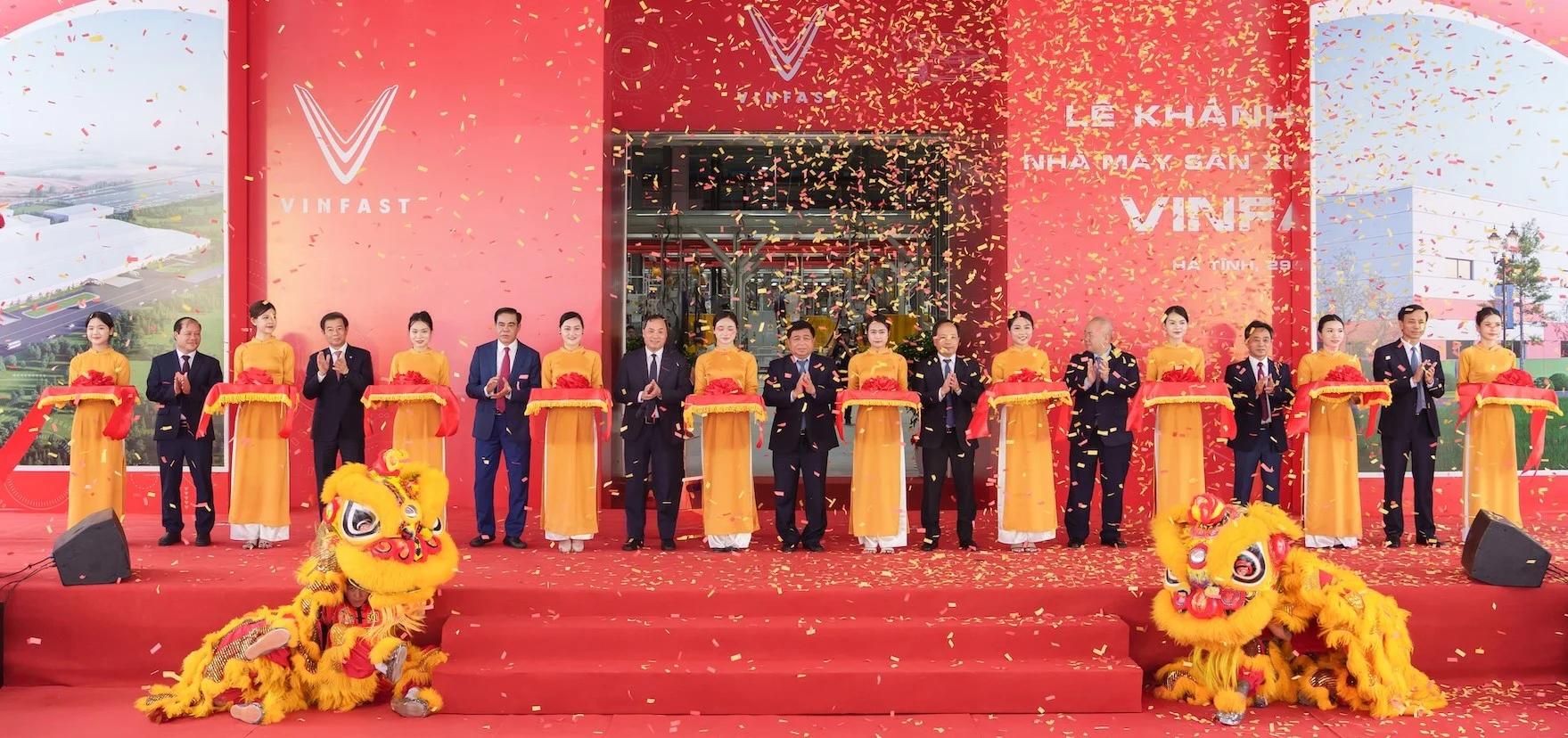 VinFast khánh thành nhà máy ô tô điện hơn 7.300 tỷ đồng tại Hà Tĩnh