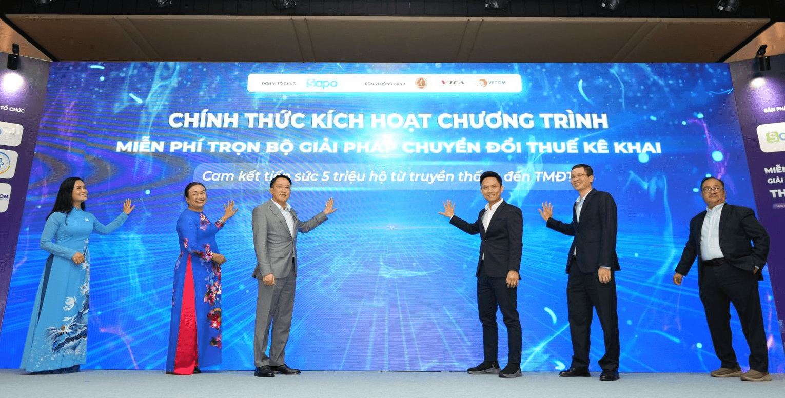 Doanh nghiệp tặng miễn phí bộ giải pháp thuế kê khai, tiếp sức 5 triệu hộ kinh doanh