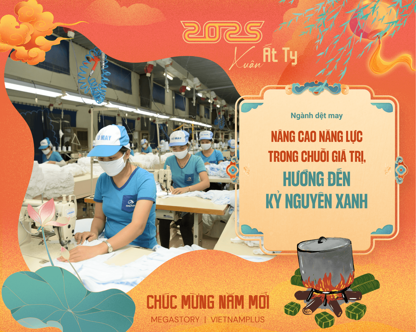 Ngành dệt may: Nâng cao năng lực trong chuỗi giá trị, hướng đến kỷ nguyên xanh