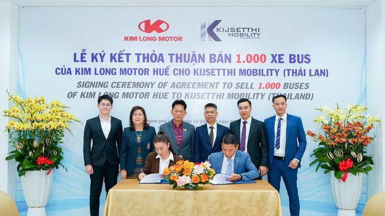 Xuất khẩu 1.000 xe bus thương hiệu KIM LONG sang Thái Lan
