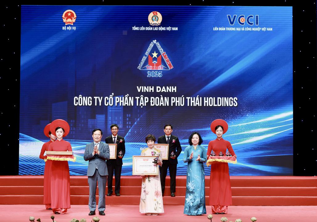 Tập đoàn Phú Thái được vinh danh doanh nghiệp tiêu biểu vì người lao động