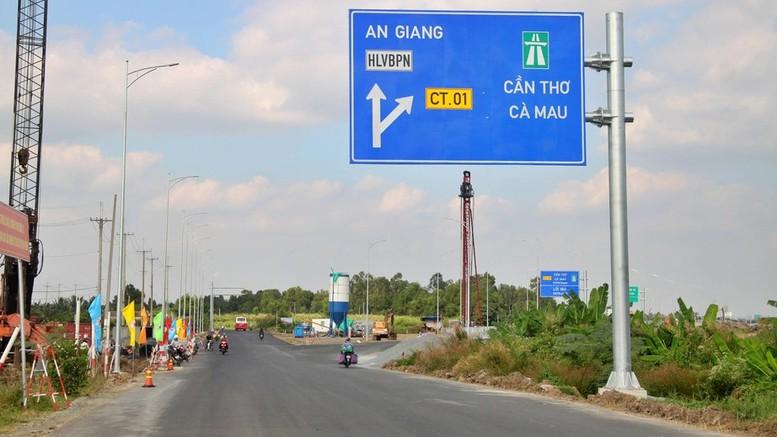 Thông xe tuyến chính cao tốc Hậu Giang - Cà Mau từ hôm nay