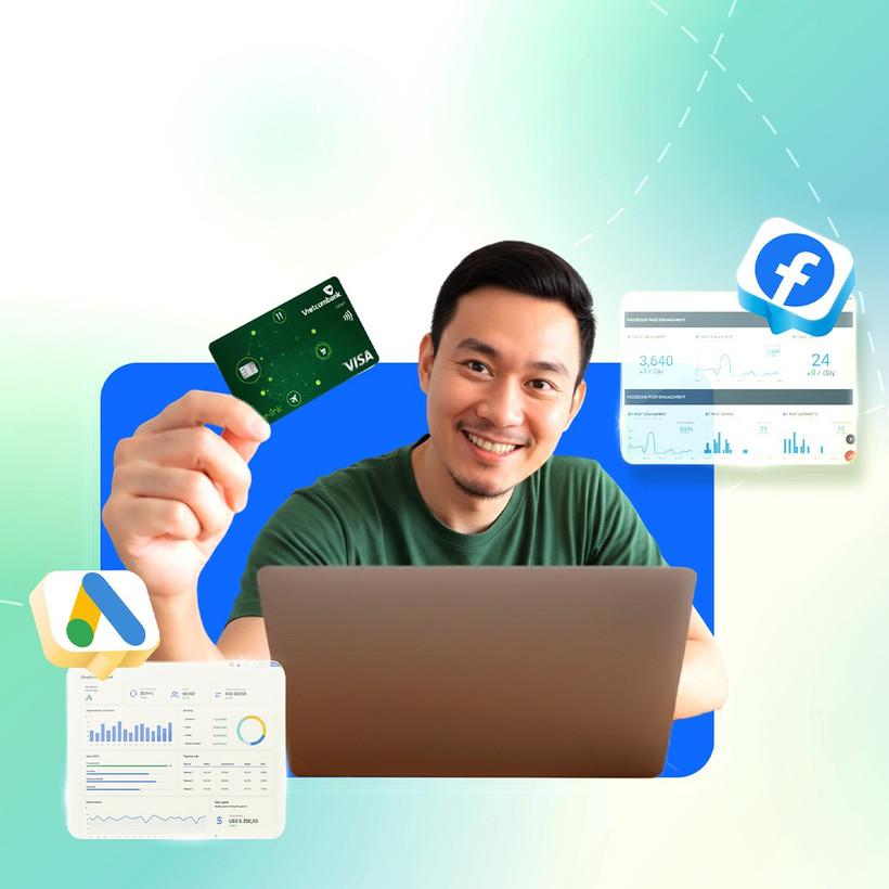 Vietcombank hỗ trợ cộng đồng marketing, quảng cáo mùa cao điểm