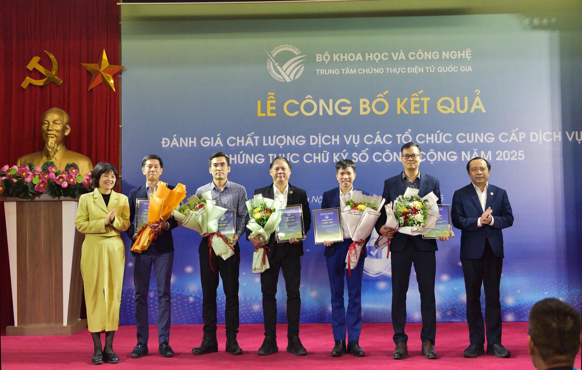 Công bố 5 doanh nghiệp có dịch vụ chứng thực chữ ký số tốt nhất năm 2025