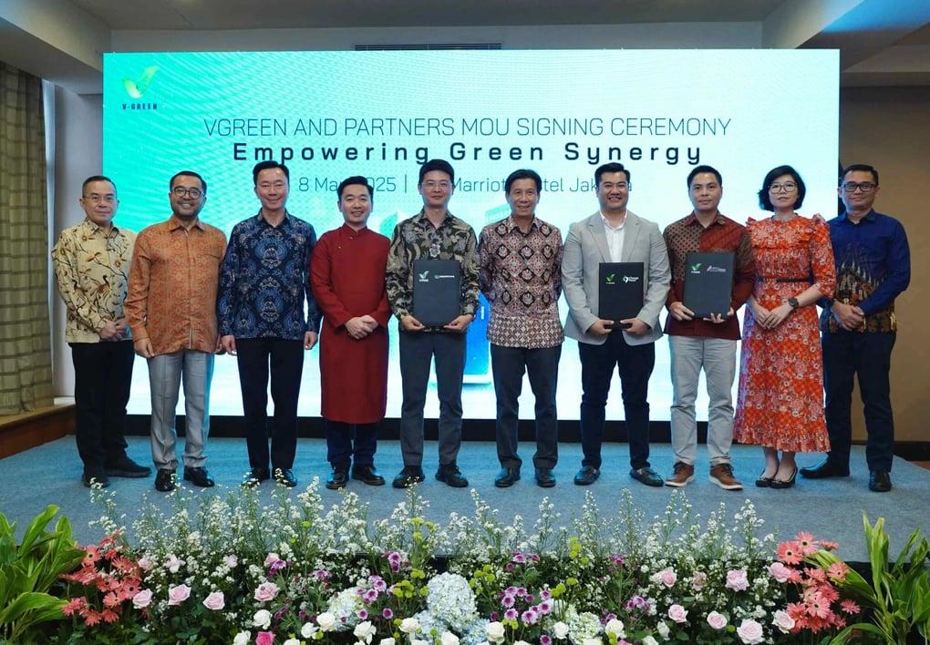 V-GREEN triển khai 63.000 cổng sạc VinFast tại Indonesia