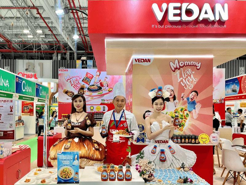 Vedan "gây sốt" tại Vietfood & Beverage 2025 bằng trải nghiệm ẩm thực bùng nổ