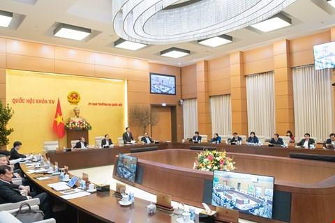 Ủy ban Thường vụ Quốc hội xem xét nhiều nội dung phục vụ tinh gọn bộ máy
