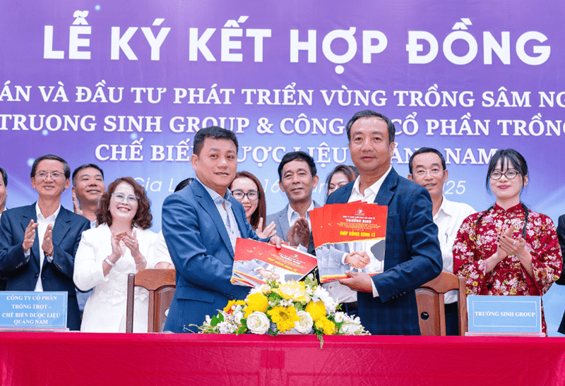 truong-sinh-group-bat-tay-doanh-nghiep-trong-sam-phat-trien-vung-trong-sam-ngoc-linh