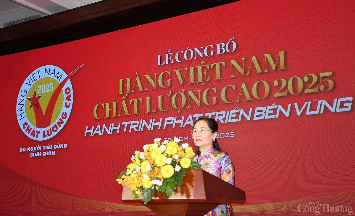 Vinh danh 562 doanh nghiệp đạt chứng nhận Hàng Việt Nam chất lượng cao