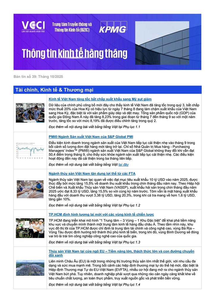 Bản tin VCCI - KMPG số 39