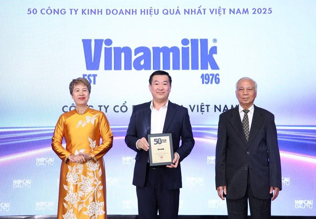 Vinamilk khẳng định bản lĩnh tiên phong qua bảng xếp hạng Top50 năm 2025
