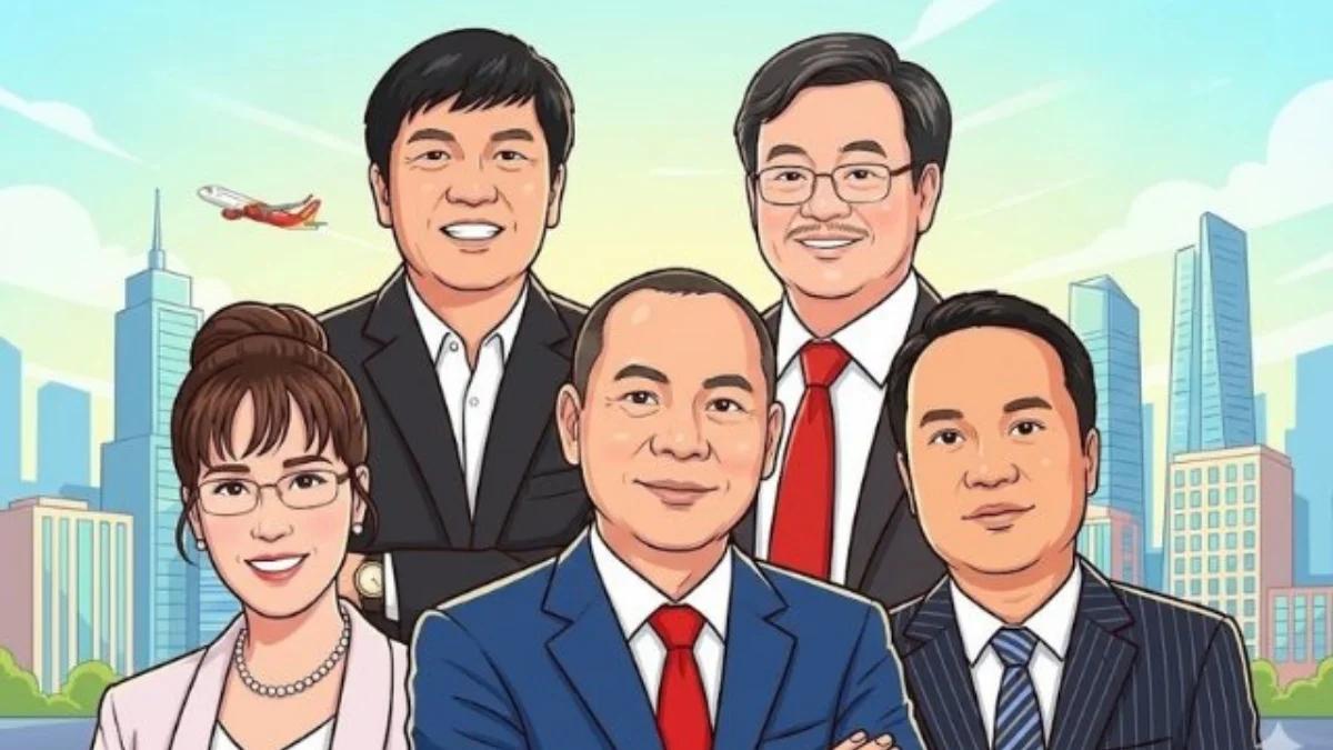 Top 10 người giàu nhất sàn chứng khoán 2025: 'Thế lực' nhóm Vingroup, ông Phạm Nhật Vượng vô đối