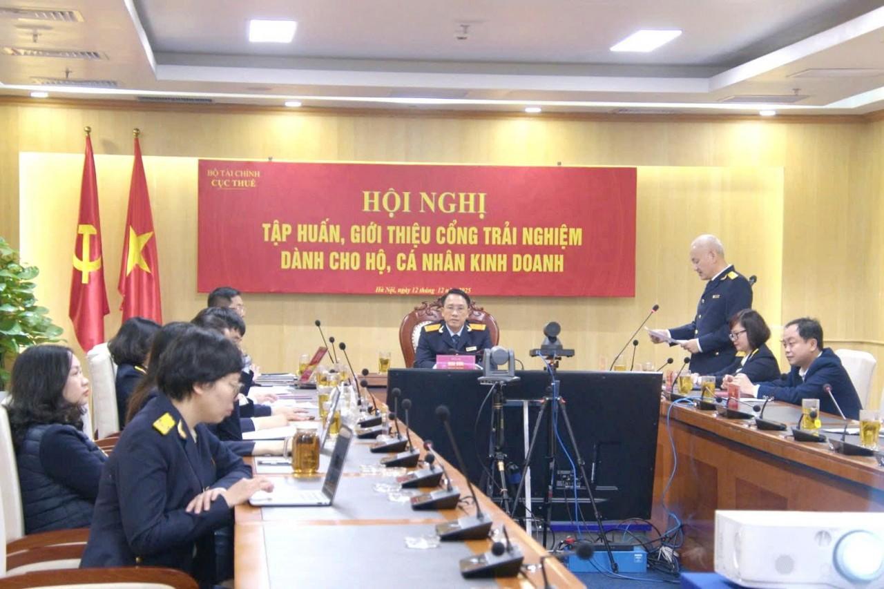 Cục Thuế tập huấn, giới thiệu Cổng trải nghiệm dành cho hộ, cá nhân kinh doanh